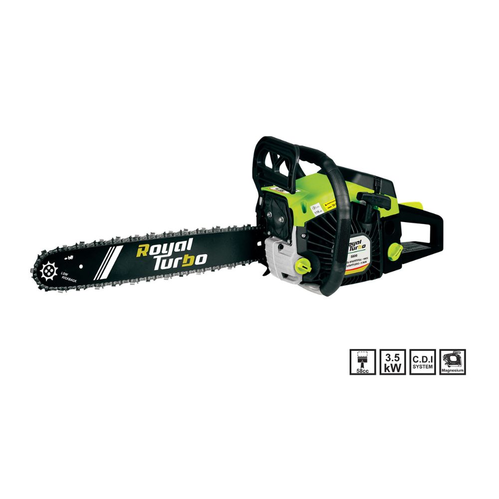 ჯაჭვური ხერხი ROYAL TURBO RNG5800 ჯაჭვური ხერხი ROYAL TURBO RNG5800